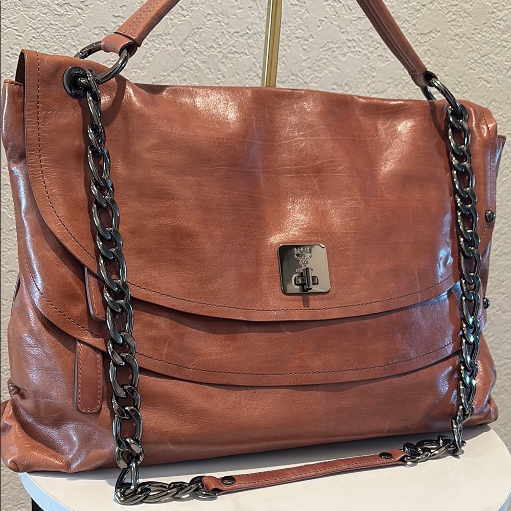 MCM Brown Leather Bag - Picture 4 of 16